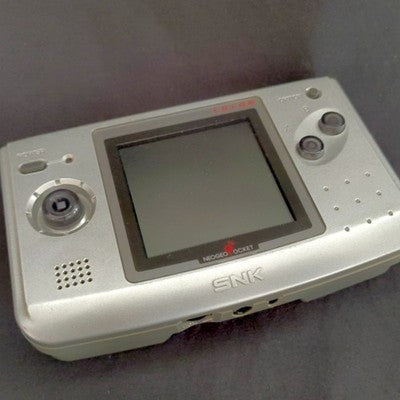 SNK Neo Geo Pocket Color Platinum Silver Handheld Console Working Complete Box