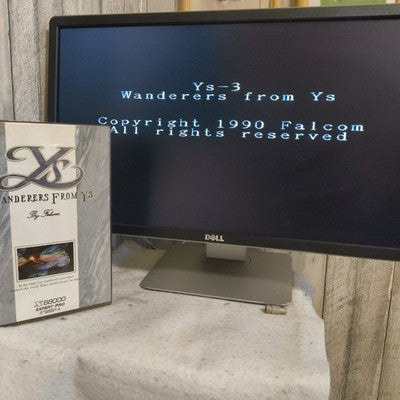 Ys III Wanderers from Ys Sharp X68000 Falcom Complete CIB 5.25 Floppy Working
