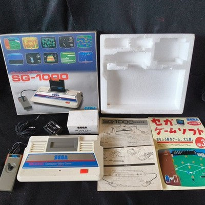 SG-1000 SEGA Computer Video Game Console Boxed Manual Switch Box Working Rare