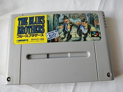The Blues Brothers Super Famicom SFC Cartridge Box Manual Complete Set Working