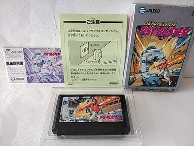 Metal Flame Psy Buster Nintendo Famicom NES Jaleco Japan Complete Boxed Working