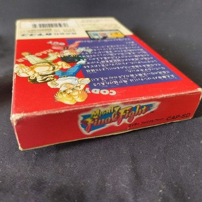 Mighty Final Fight Nintendo Famicom NES Cartridge, w/ Manual Box, Working, Japan