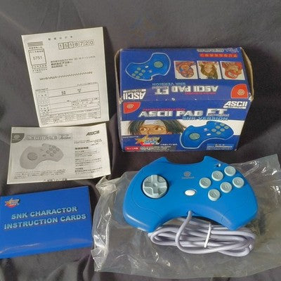 ASCII Pad FT Special SNK Version Sega Dreamcast Fighting Controller Boxed Japan
