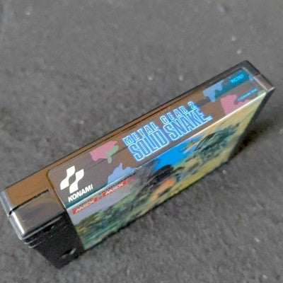 Konami Metal Gear 2 Solid Snake MSX2 MSX2+ Cartridge Tested Working Game Japan