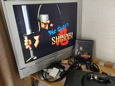 The Super Shinobi SEGA MEGADRIVE Game w/ Manual, Box set, Working, Japan