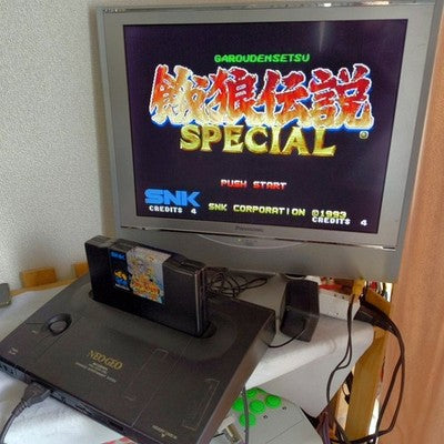 SNK Neo Geo AES Console MVS-Pro-Gear Spec w/ Pad, PSU, AV cable, Working, Japan