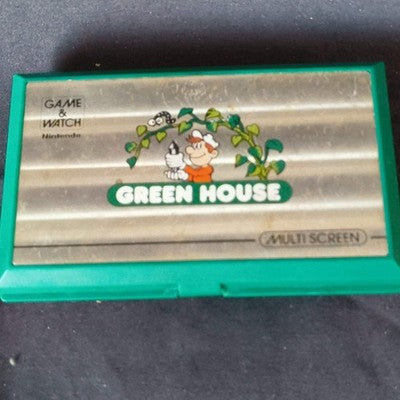 Nintendo Game Watch Green House GH-54 Multi Screen 1982 Display Issues, Japan
