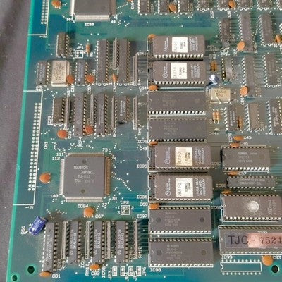 Technos The Combatribes JAMMA Arcade PCB Board Working with Instruction Cards
