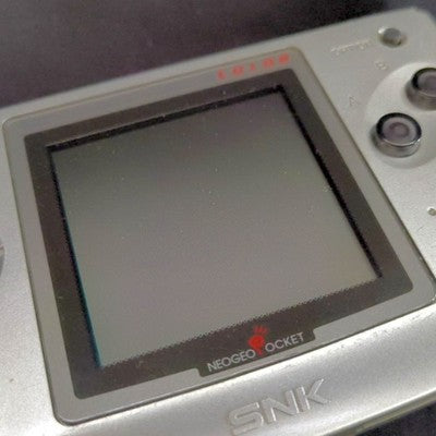 SNK Neo Geo Pocket Color Platinum Silver Handheld Console Working Complete Box