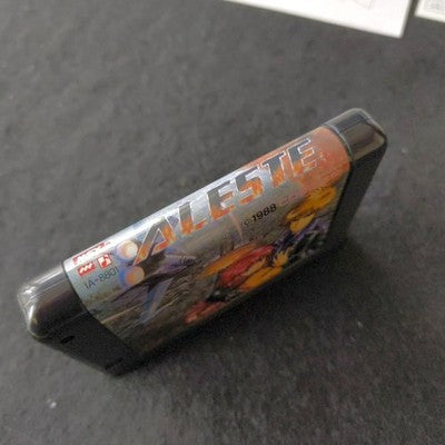 Aleste MSX2 MSX Music Compile Shooter Complete CIB Working Rare Japan Import