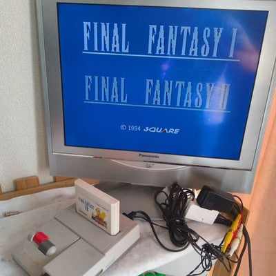 Final Fantasy I II Famicom Square Complete CIB Working Rare Japan Vintage Import