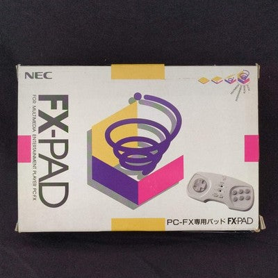 Vintage NEC PC-FX FX-PAD Controller Boxed - Untested Japanese Retro Gaming