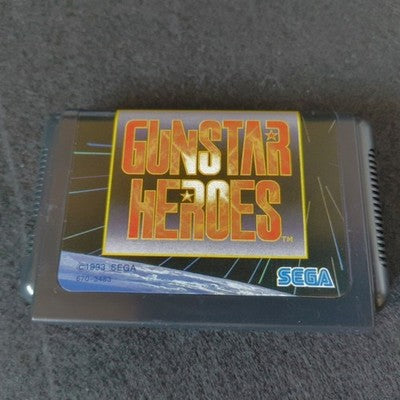 Treasure Gunstar Heroes Sega Mega Drive Genesis Boxed Set Working Japan Import