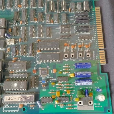 Technos The Combatribes JAMMA Arcade PCB Board Working with Instruction Cards