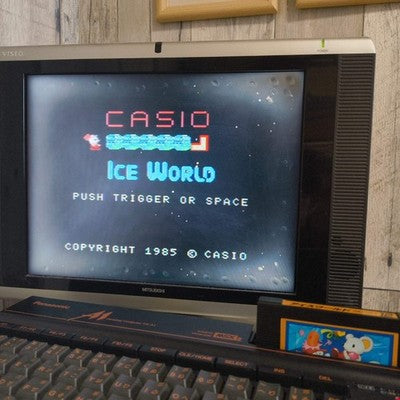 CASIO Ice World GPM-112 RC710 MSX /Game Cartrigde only, working, Japan