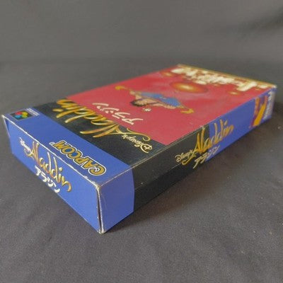 Aladdin Super Famicom Capcom Disney Complete CIB Working Rare Import Japan Boxed