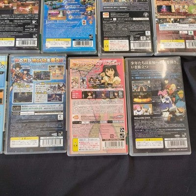 PSP Games Lot of 19 Japan Import Sony PlayStation Portable RPG Star Ocean Tales