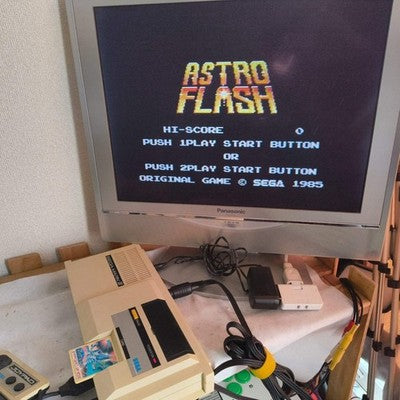 ASTRO FLASH Game Card only SEGA Master system MK-2000/Mark3 Working, Japan