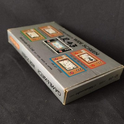 Vintage Nintendo Game & Watch FIRE ATTACK ID-29 wide Screen, Manual, Box, Japan