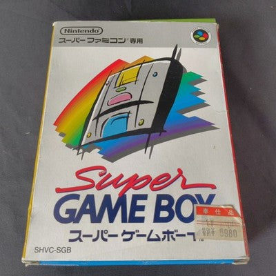 Super Game Boy Super Famicom Nintendo SHVC-SGB Boxed Manual Working Rare Japan