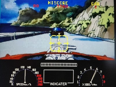Thunder Storm Road Blaster SEGA Saturn Taito Japan Disc Manual Boxed Set Working