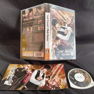 Last Escort -Club Katze- PSP Japan Import Otome Visual Novel D3 Publisher