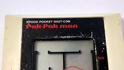 Vintage Epoch Pocket Digit-Com Game and Watch Pac-Man Clone Working Japan Import
