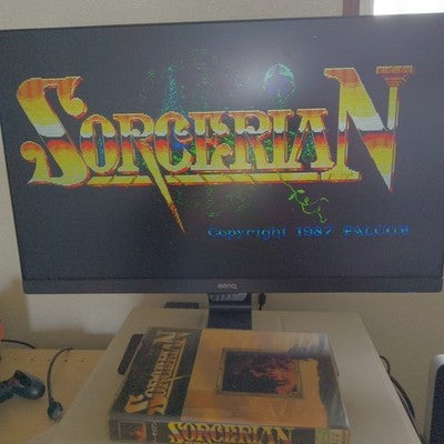 Falcom Sorcerian PC-8801 4 Piece Set with Scenario Discs Working Rare Japan