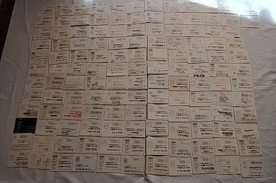 SEGA Saturn Game Spine OBI Card Lot of 150 Japan Rare Paper Collectible Set