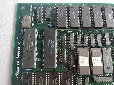 Gokuraku Chuka Taisen Taito JAMMA Arcade PCB Board Manual Inst Card Set Working