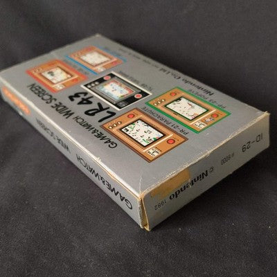 Vintage Nintendo Game & Watch FIRE ATTACK ID-29 wide Screen, Manual, Box, Japan