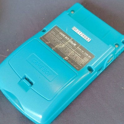 Game Boy Color Teal Nintendo Console CGB-001 Boxed Working No Game Cart Japan