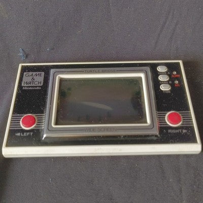 Nintendo Game and Watch Turtle Bridge TL-28 Boxed Complete Screen Wear Japan