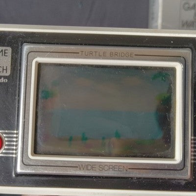 Nintendo Game and Watch Turtle Bridge TL-28 Boxed Complete Screen Wear Japan
