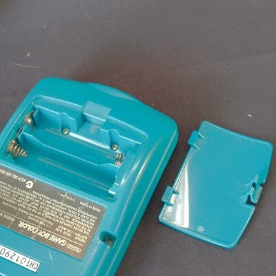 Game Boy Color Teal Nintendo Console CGB-001 Boxed Working No Game Cart Japan