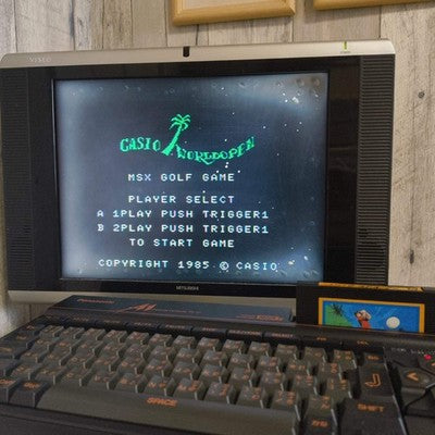 CASIO World Open GPM-114 RC710 MSX /Game Cartrigde only, working, Japan