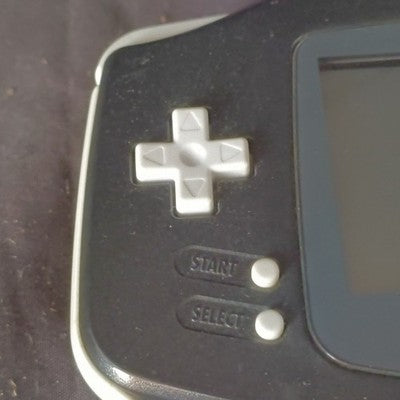 Nintendo Game Boy Advance Console Black with Game For Parts Not Working Japan