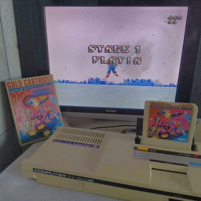 SEGA Space Harrier 3D Mark III Master System Gold Cartridge 2M Boxed Japan