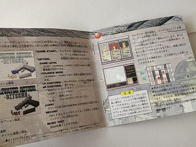 Elevator Action Returns Sega Saturn Game Disc Manual Case Set Japan Working