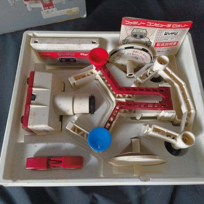 Nintendo Famicom Robot Gyro Set and Block Set Accessories Boxed Complete Japan