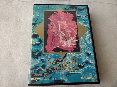 Xak III Xak3 FM Towns Marty Japanese Action RPG Game Manual Boxed Set Working