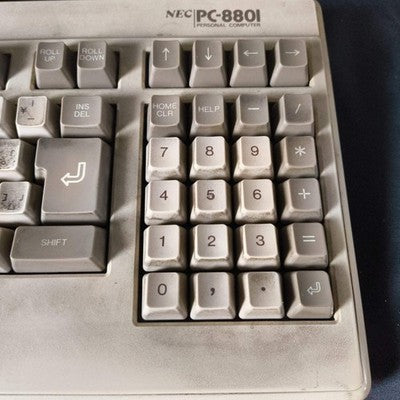 Untested, JUNK, NEC PC88 PC-8801 Vintage Computer Original KEYBOARD, Japan