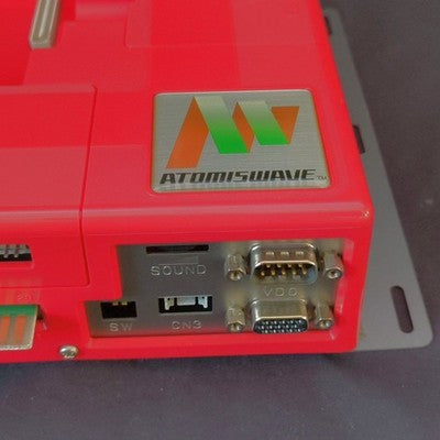 SAMMY SEGA Atomiswave Arcade Motherboard with Comm Cartridge Docked Set Japan