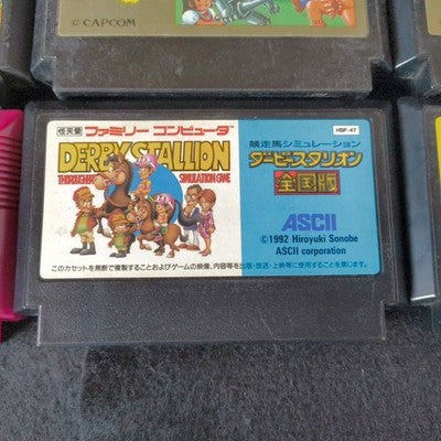Nintendo Famicom FC Game Cartridge Bulk Lot of 18 Dragon Quest Wizardry Japan
