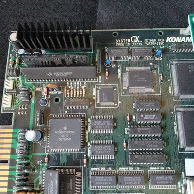 Gokujo Parodius Konami System GX Arcade PCB Mother and Game Board Set Working