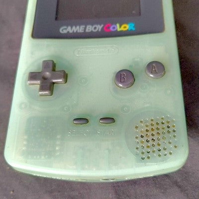 Nintendo Game Boy Color Console Green Junk For Parts Repair No Power Rare Estate