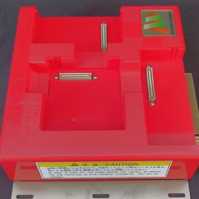 SAMMY SEGA Atomiswave Arcade Motherboard with Comm Cartridge Docked Set Japan