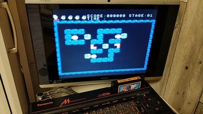 Casio Ice World MSX MSX2 Cartridge with Box and Manual Set Working Japan Import