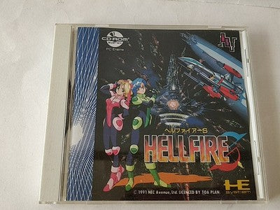 Hellfire S NEC PC Engine CD-ROM2 Japan Complete Game Disc Case Manual Working