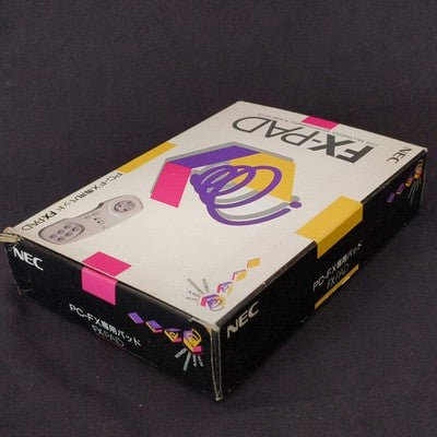 Vintage NEC PC-FX FX-PAD Controller Boxed - Untested Japanese Retro Gaming